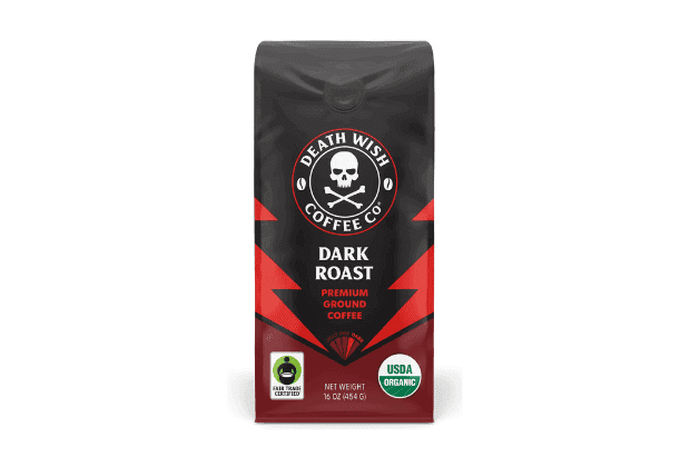 Death Wish Coffee Organic and Fair Trade, Dark Roast Product Image 620 x 420