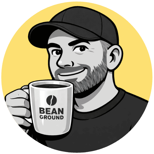 Bean Ground Social Media Coffee Icon