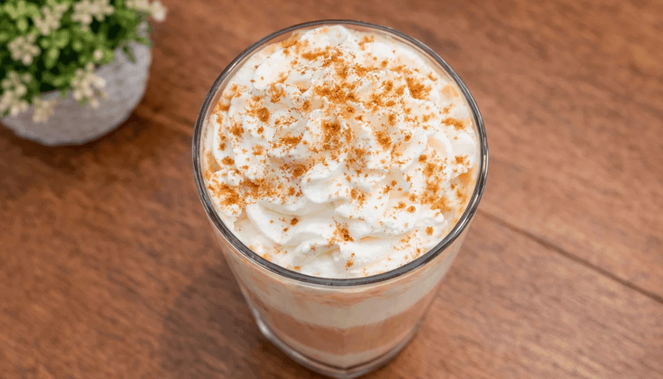 Snickerdoodle Latte top view