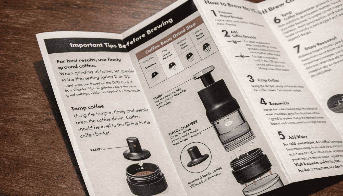 oxo rapid brewer instructions
