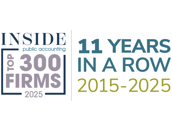 BLS CPAs Named to INSIDE Public Accounting’s Top 300 Firms List for 11th Consecutive Year