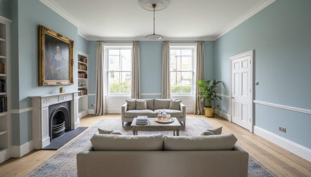Stucco terraces, garden communals, the W11 colour pack.