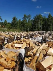 Bois de chauffage sec