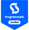 Badge certifié programmatique pour l'excellence en marketing numérique.