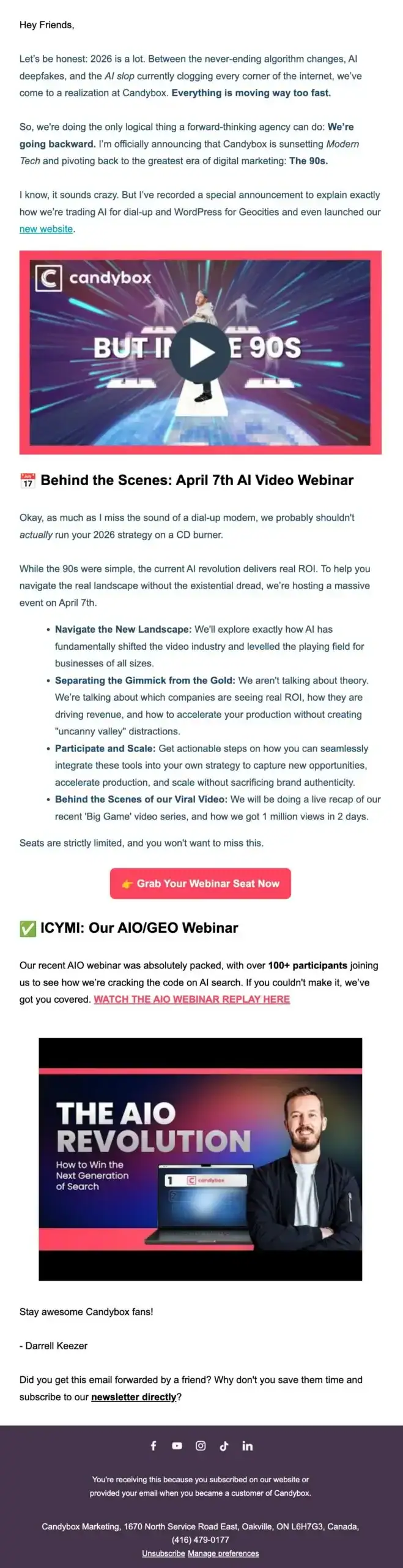 AI and Machine Learning Webinar Banner.