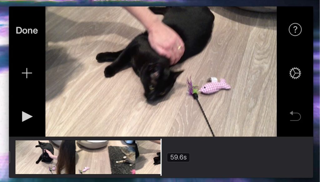 iMovie on iPhone