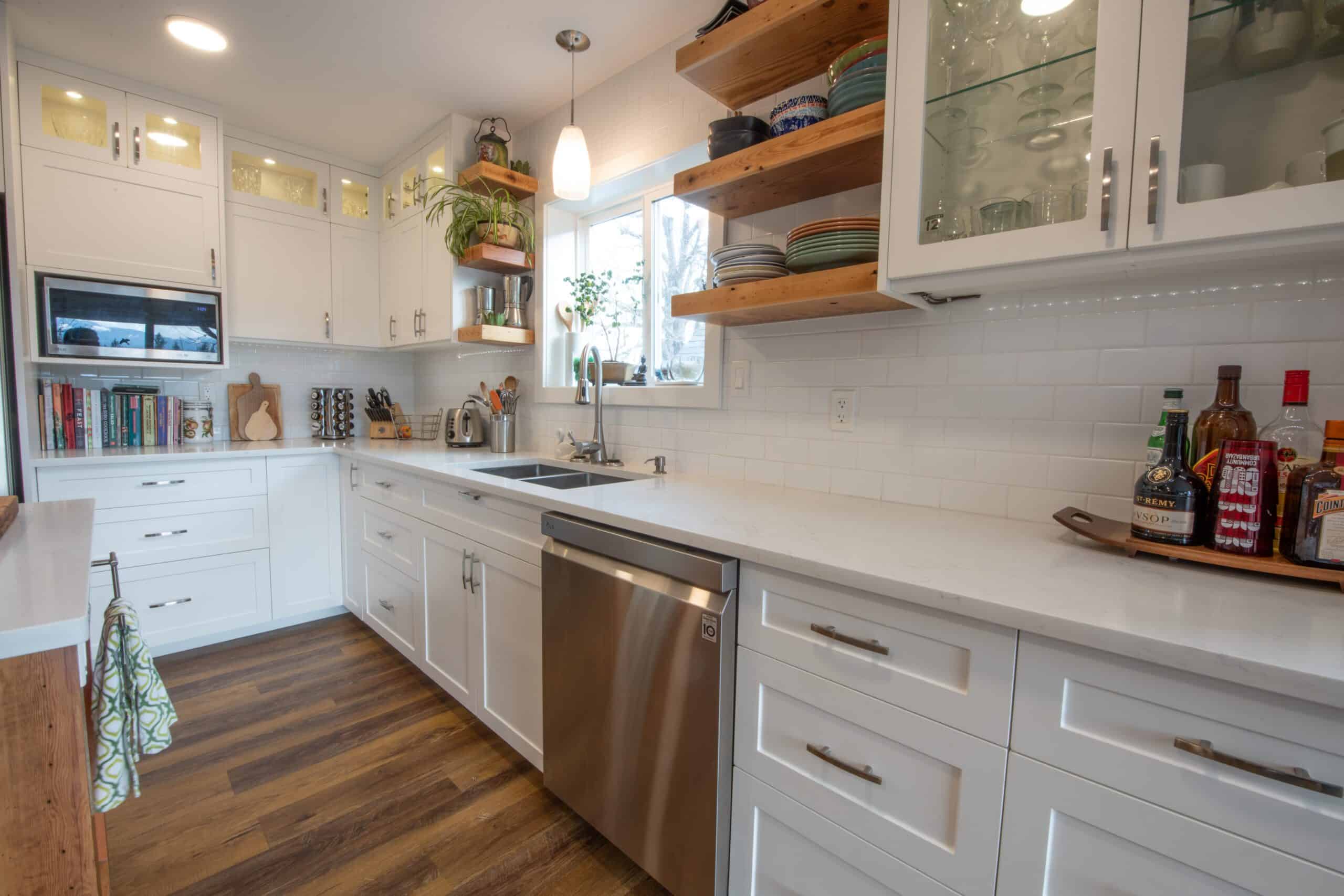 Coastal Woodenworks - Kitchen Cabinets and Closet for Renovated Cumberland Heritage Home on Maryport