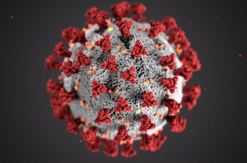 Corona-Virus in groß