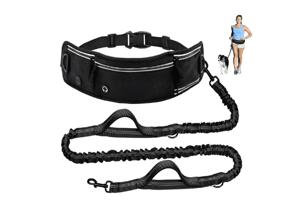 Skmeditec Hands Free Dog Leash with Waist Bag Product Image 620 x 420 px