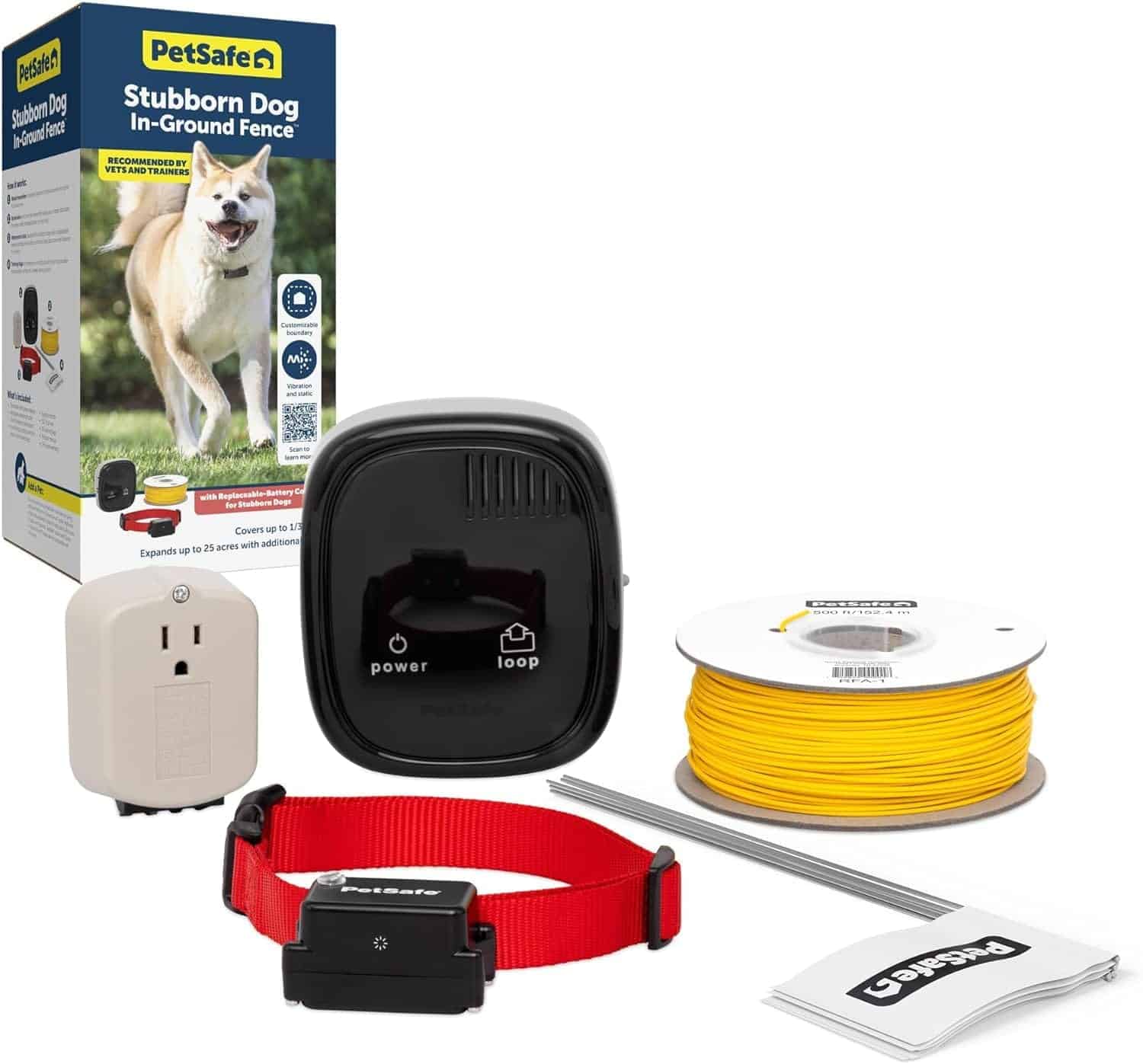 PetSafe Stubborn Dog In-Ground Pet Fence for Dogs - Multiple Wire Gauge Options - Keep Pets Secure in Your Yard