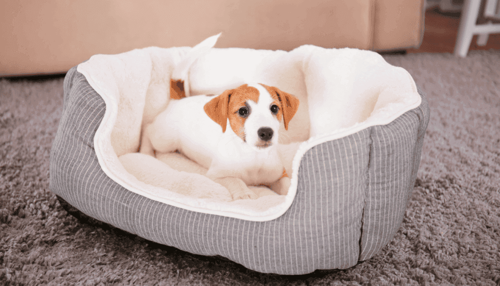 Dog odors often come from their belongings rather than the dog itself Dog odors often come from their belongings rather than the dog itself