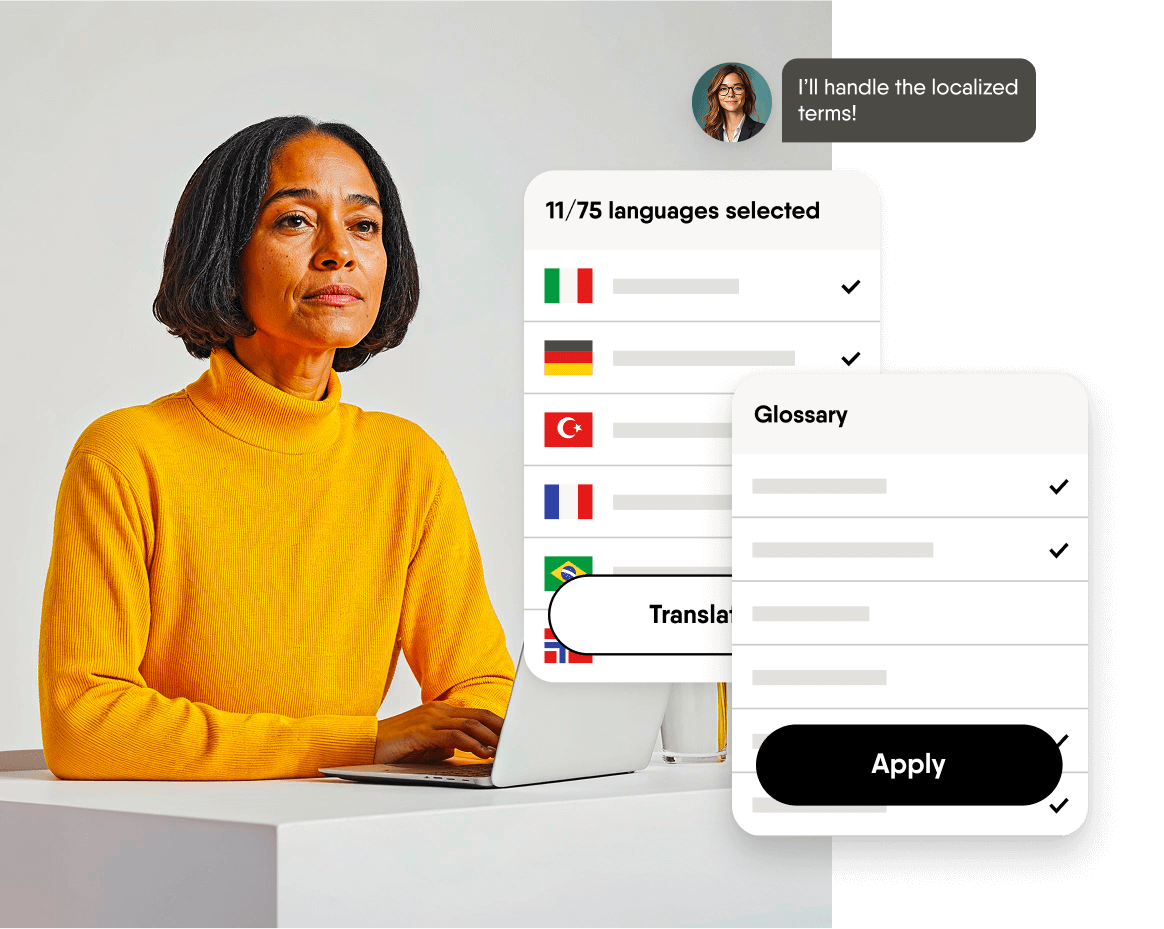 Built-in localization suite