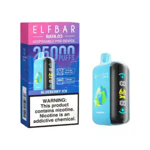 Alternative view of ELF BAR RAYA D3 25000 Blueberry Ice