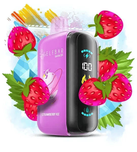 ELF BAR RAYA D3 25000 Strawberry Ice