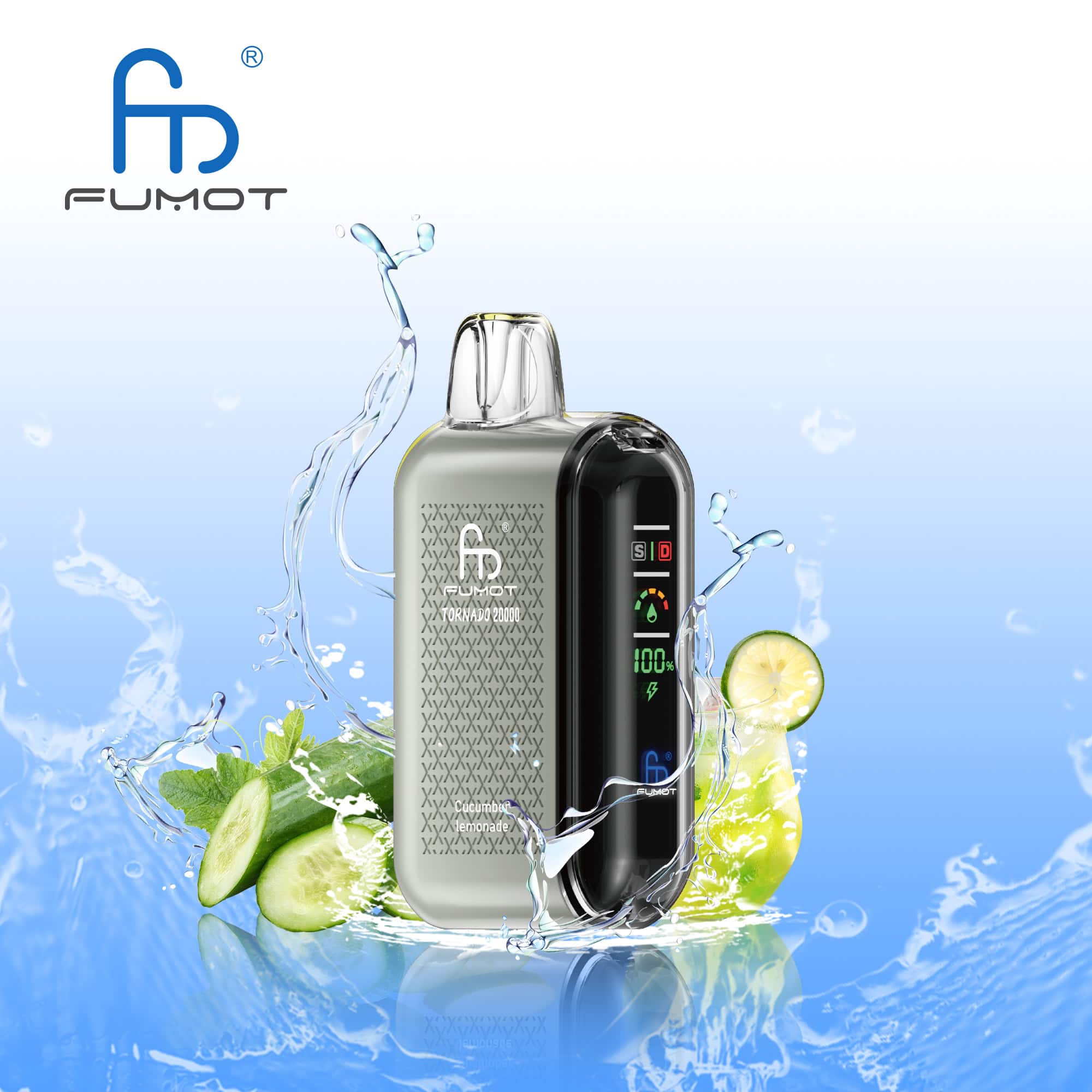 Fumot Tornado 20000 Cucumber Lemonade