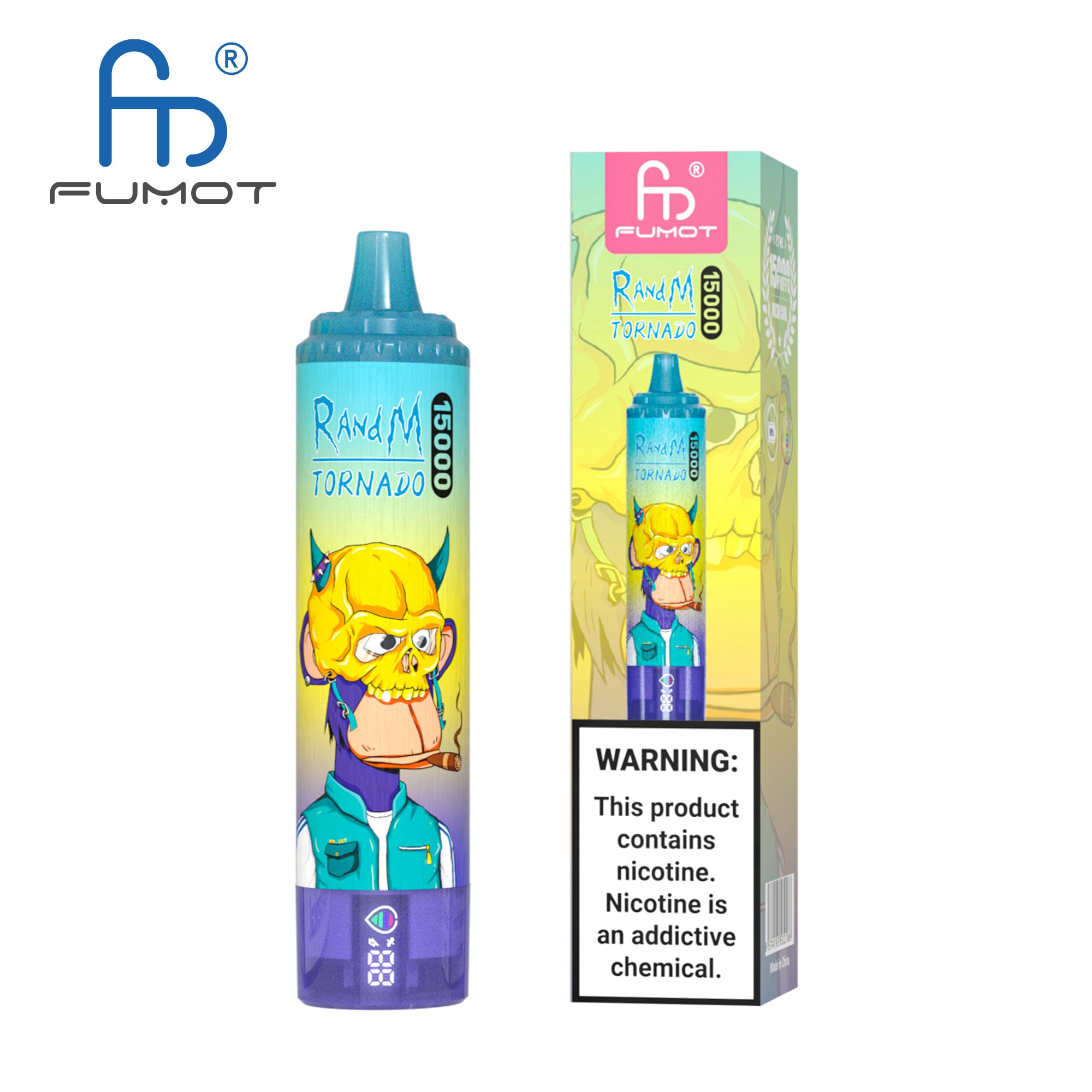 Fumot Tornado 15000 Grape Ice – Image 2