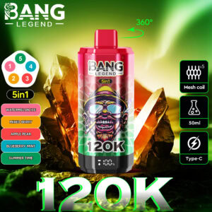Bang Legend 120K Watermelon Ice / Mixed Berries / Apple Pear / Blueberry Mint / Summer Time