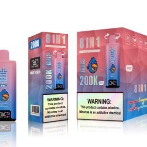 Alternative view of Bang King 200k Watermelon Ice / Lemon & Mint / Strawberry Ice / Blue Razz Cherry