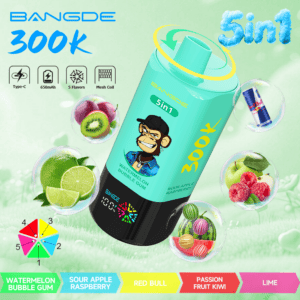 Bang DE 300K Watermelon Bubble Gum / Sour Apple Raspberry / Red Bull / Passion Fruit Kiwi / Lime