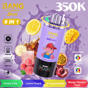Bang Leader 350K Cherry Cola / Lemon Peach / Pink Lemonade / Mango Passion Fruit