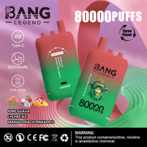 Bang Legend 80000 – 3-in-1 Einweg E-Zigarette | Kiwi Passionfruit, Lychee Ice & Mango Peach Pineapple