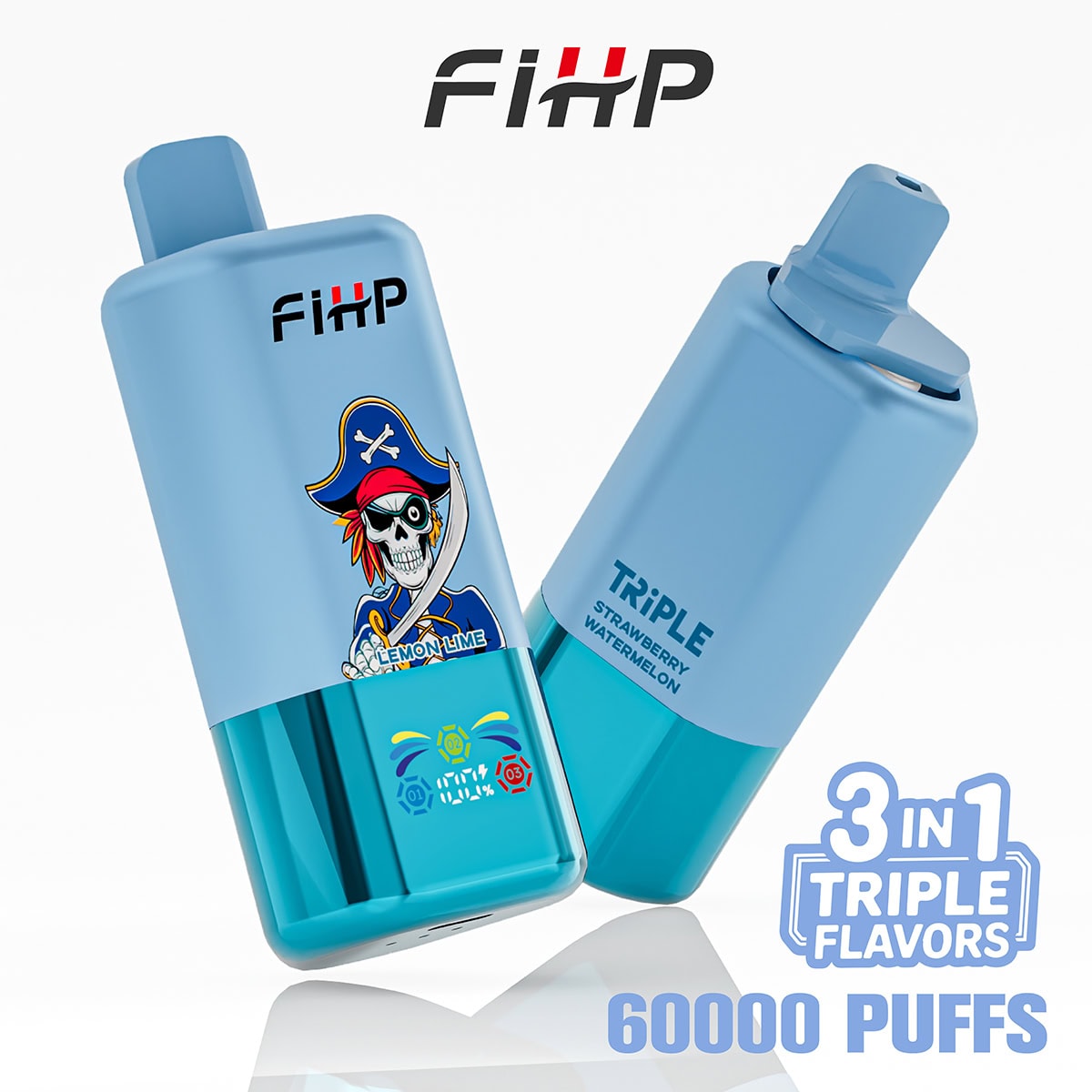 FIHP 60000 Lemon Lime / Strawberry Watermelon / Blueberry Ice