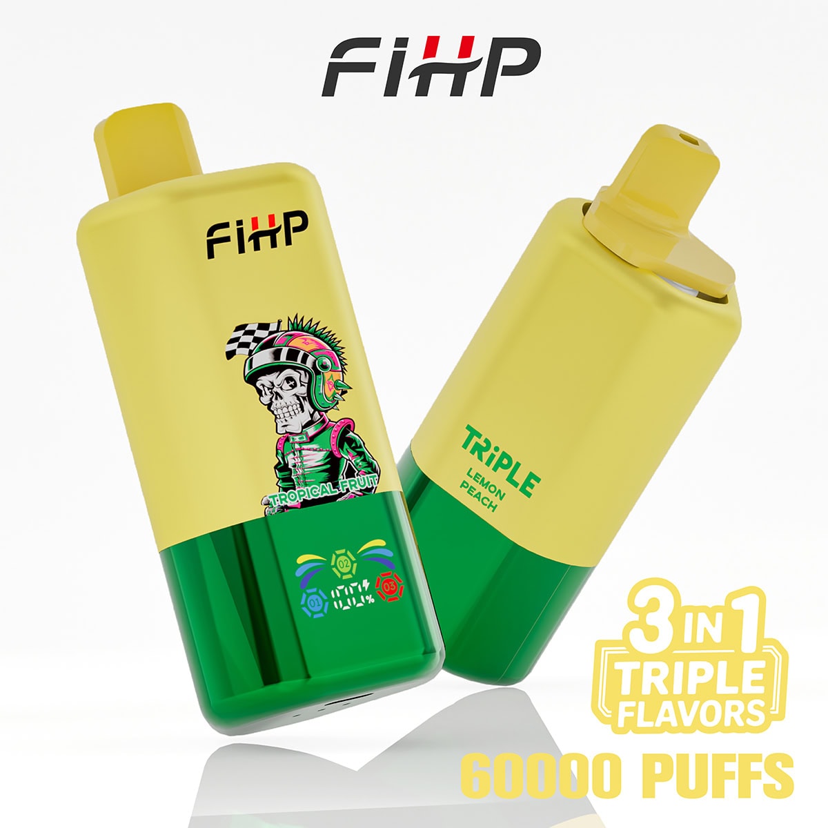 FIHP 60000 Tropical Fruit / Strawberry Watermelon / Lemon Peach