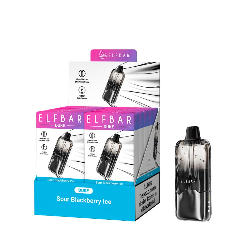 ELF BAR DUKE 30000 Sour Blackberry Ice – Bild 3