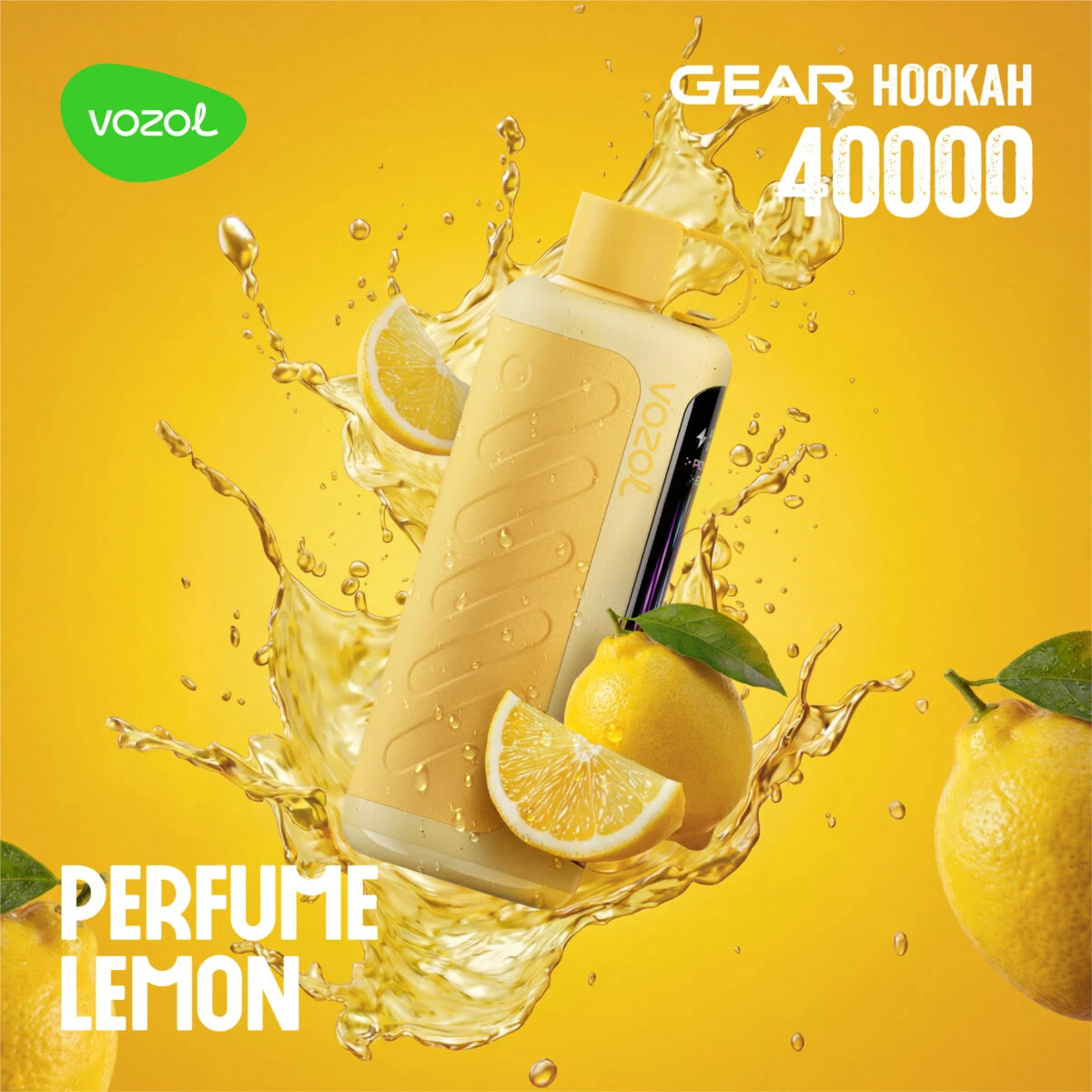 VOZOL Gear Hookah 40000 Perfume Lemon