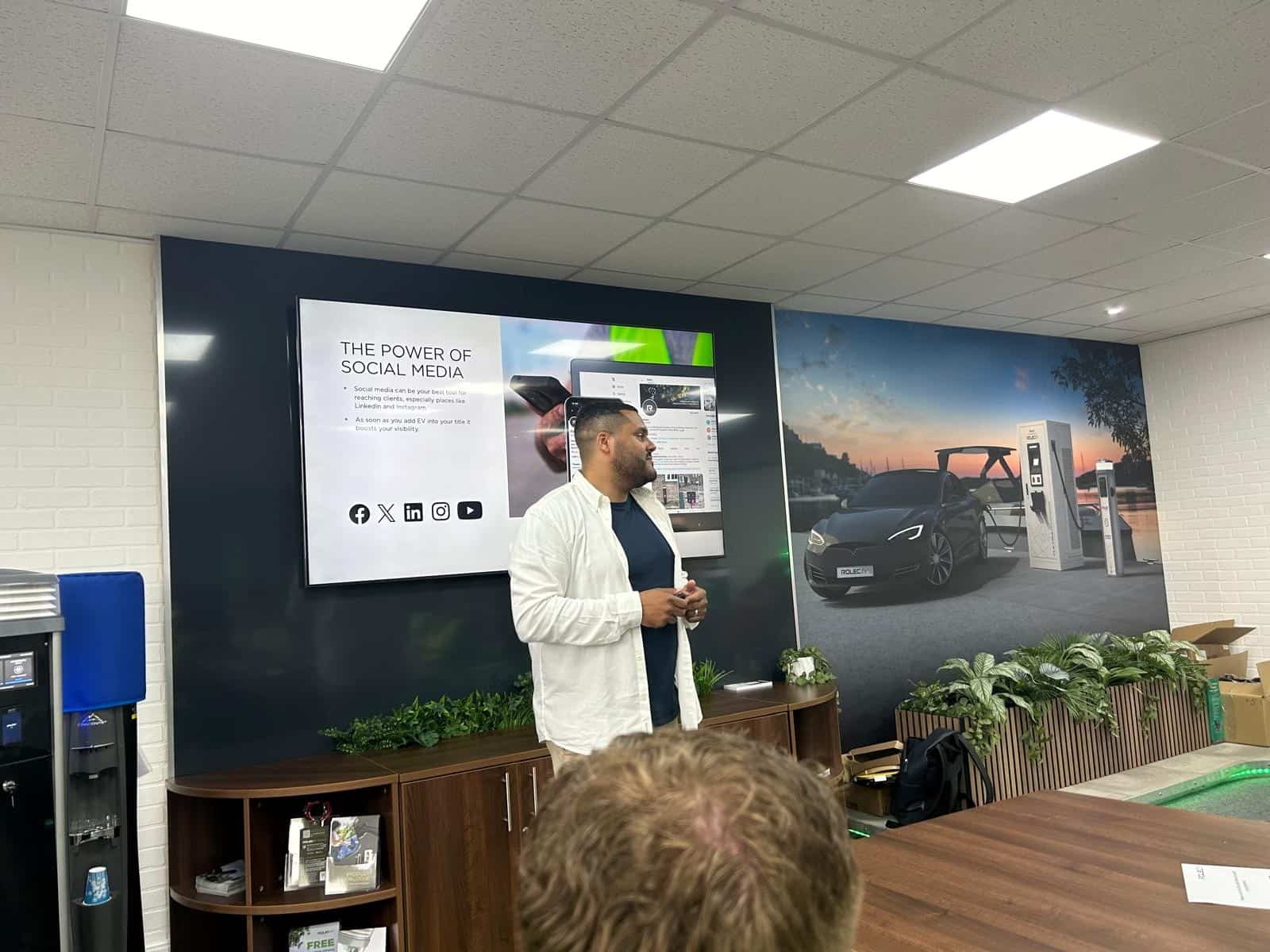 EV charging company attends Rolec’s "Born to Charge" event.