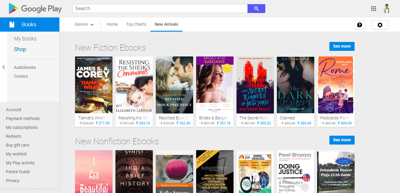 Google play books