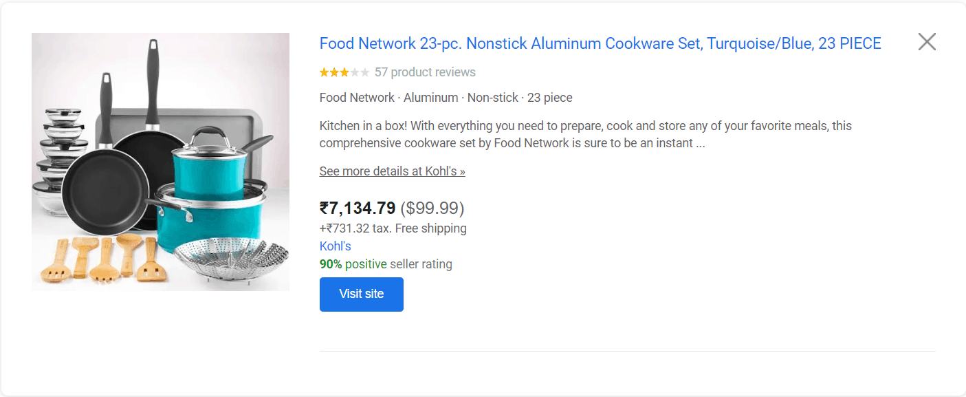 food network cookware