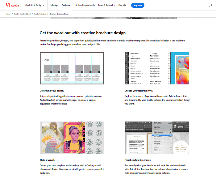 Make Brochure Onย Adobe InDesign