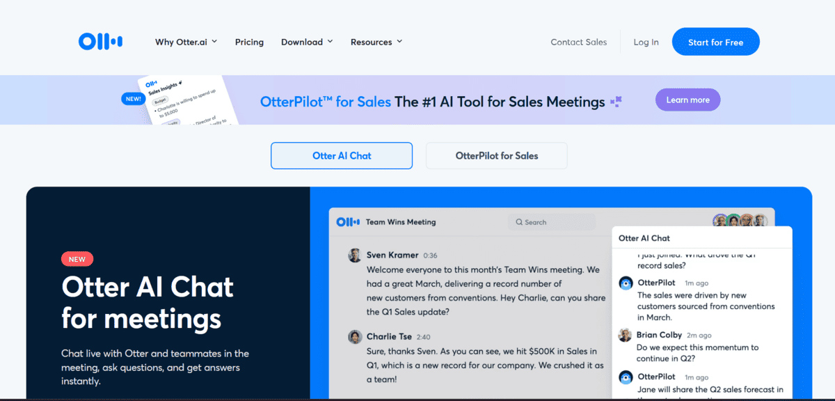 Otter.ai AI note-taking tool for students