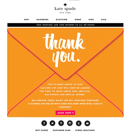 Welcome Emails