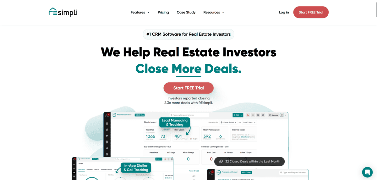 REsimpli real estate CRM for investors