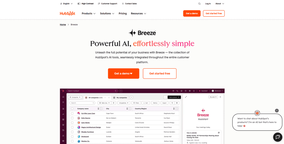 HubSpot AI Content Assistant