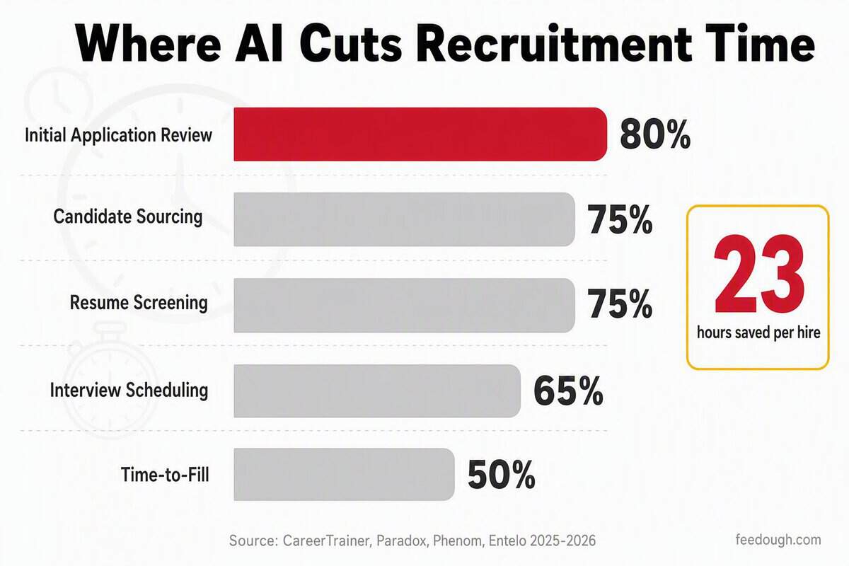 AI Recruitment Tasks Automated Statistics