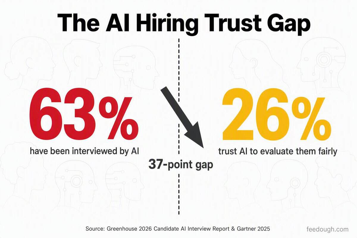Candidate Perspectives on AI in Hiring Statistics