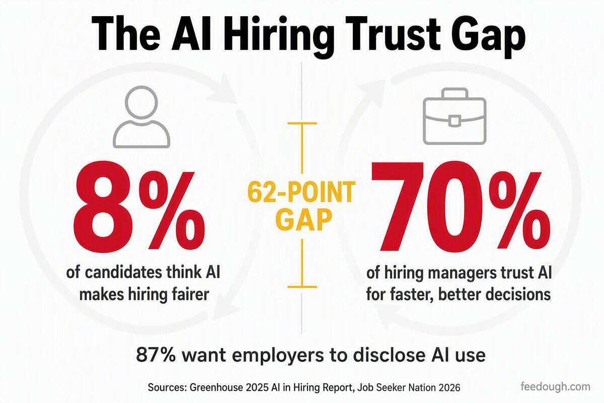 Candidate Trust in AI Hiring Statistics