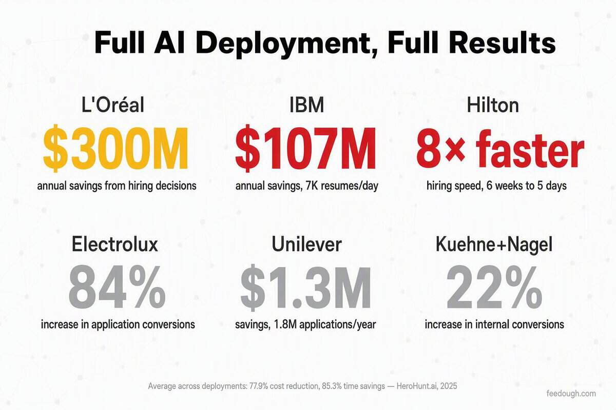 AI Recruitment Deployment Statistics