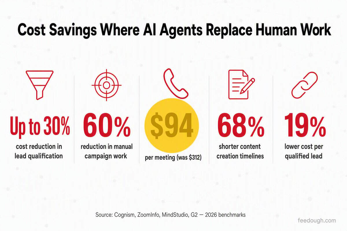 AI Agents Marketing Cost Reduction: Savings by Function