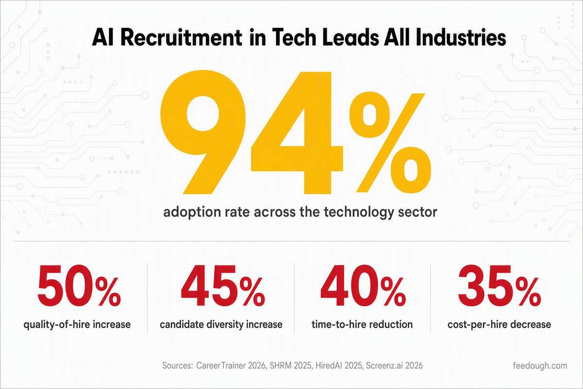 AI Recruitment Statistics in the Technology Sector