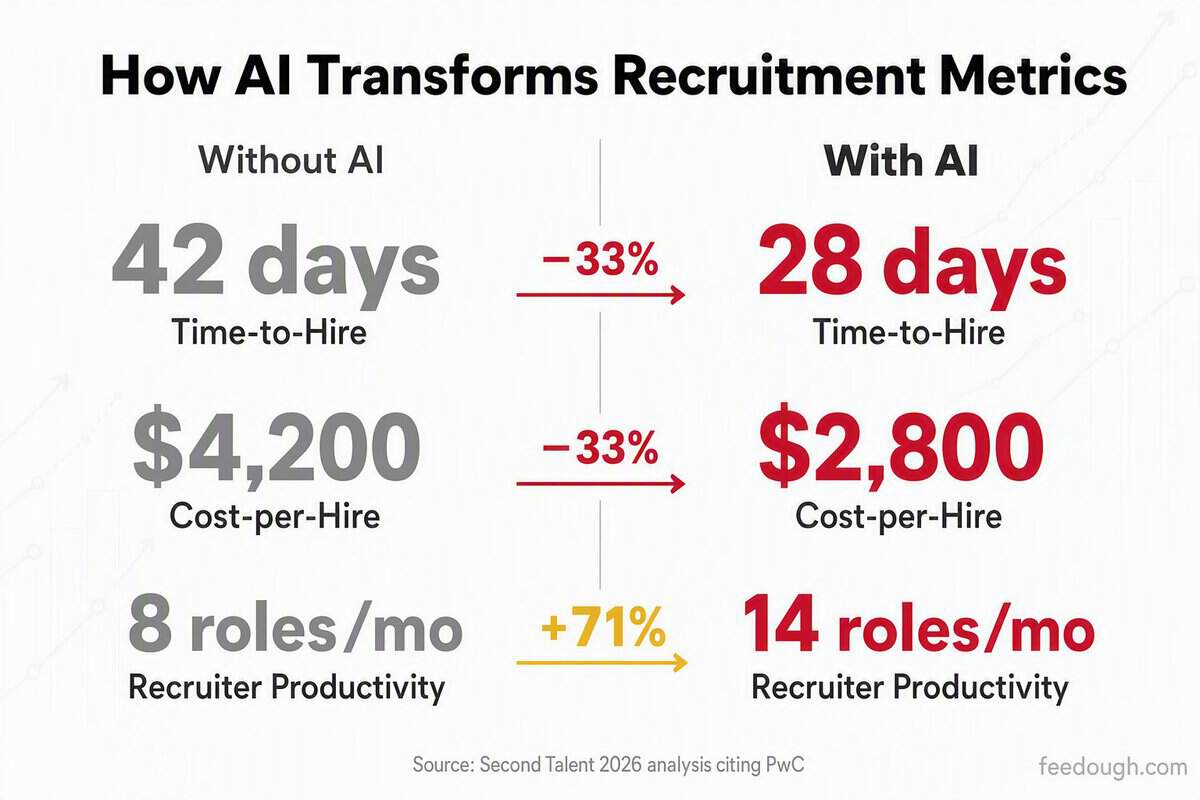 Recruitment Efficiency and Performance Metrics Statistics