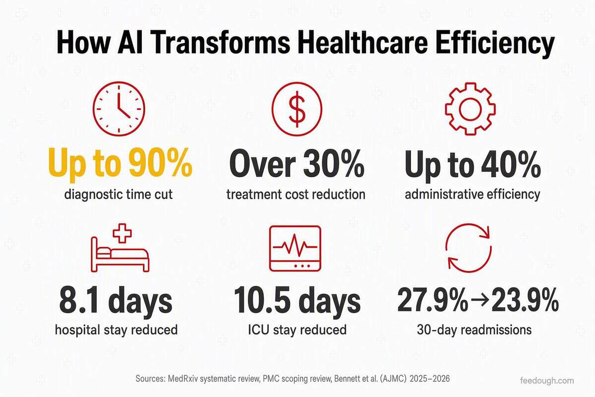 AI in Healthcare Operational Efficiency Statistics