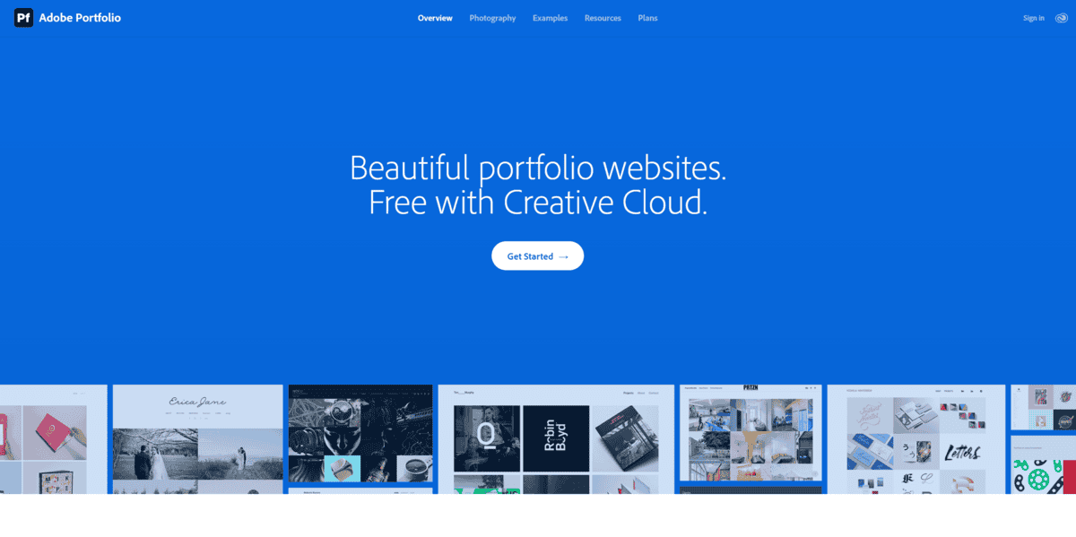 Adobe Portfolio
