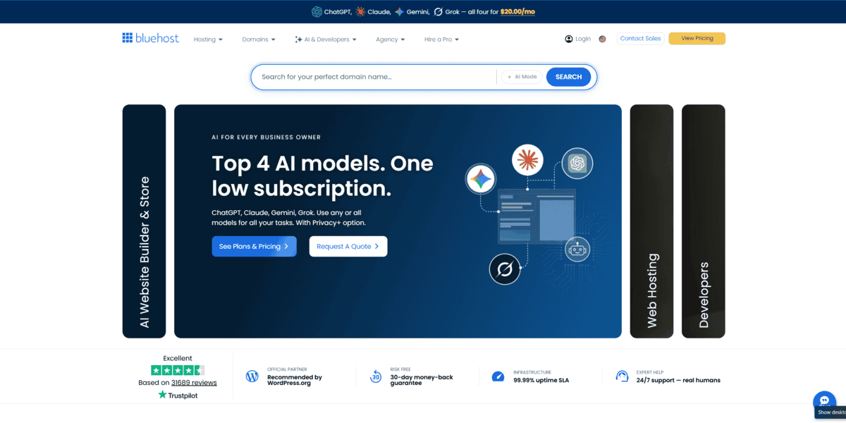 Bluehost WordPress AI Builder