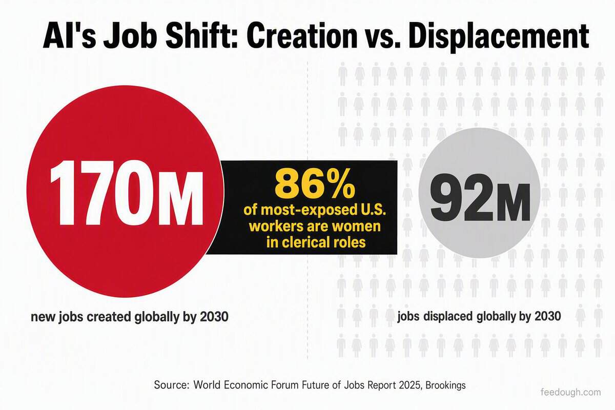 AI Job Impact Statistics: Creation vs. Displacement in 2025