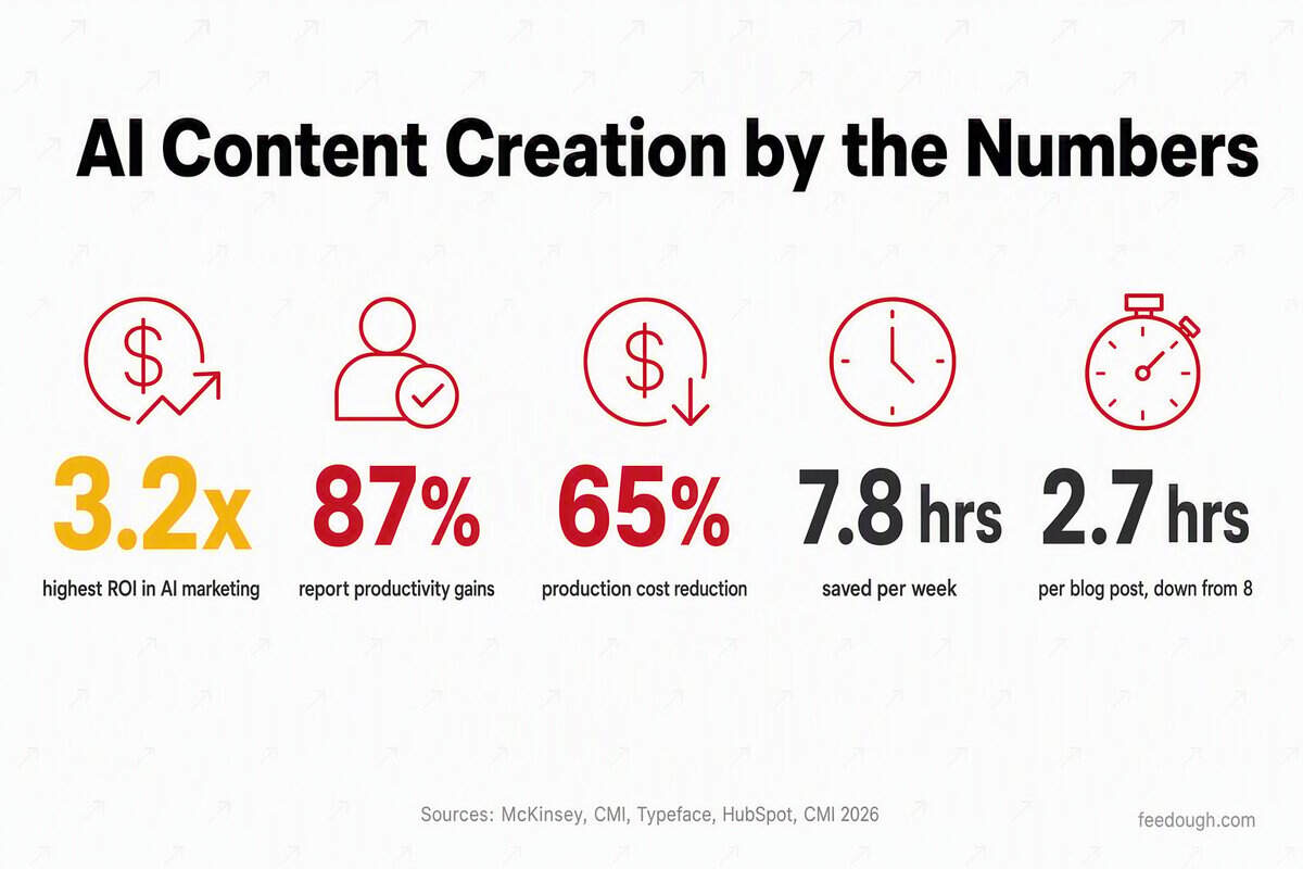 AI Content Creation in Marketing Statistics