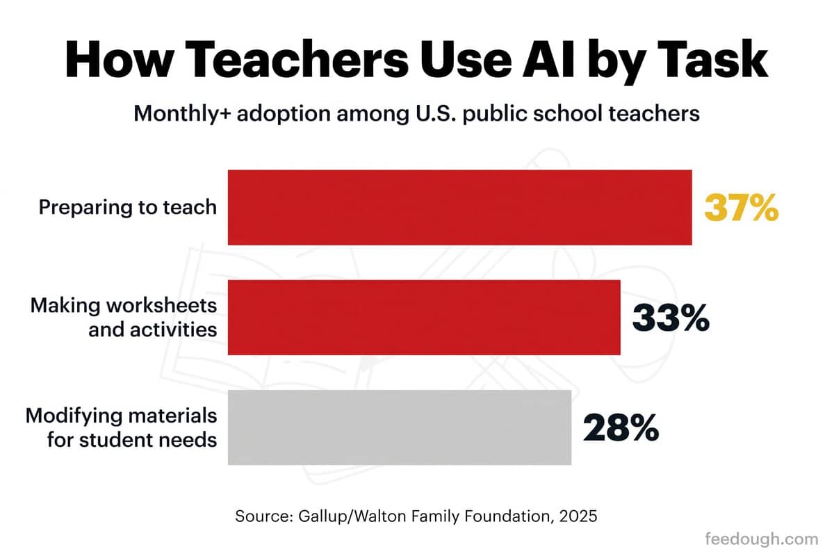 Teacher AI Implementation Patterns Statistics